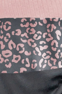 Leopard Round Neck Long Sleeve Top