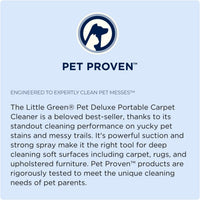 Little Green Pet Deluxe Portable Carpet Cleaner and Car/Auto Detailer, 3353, Gray/Blue