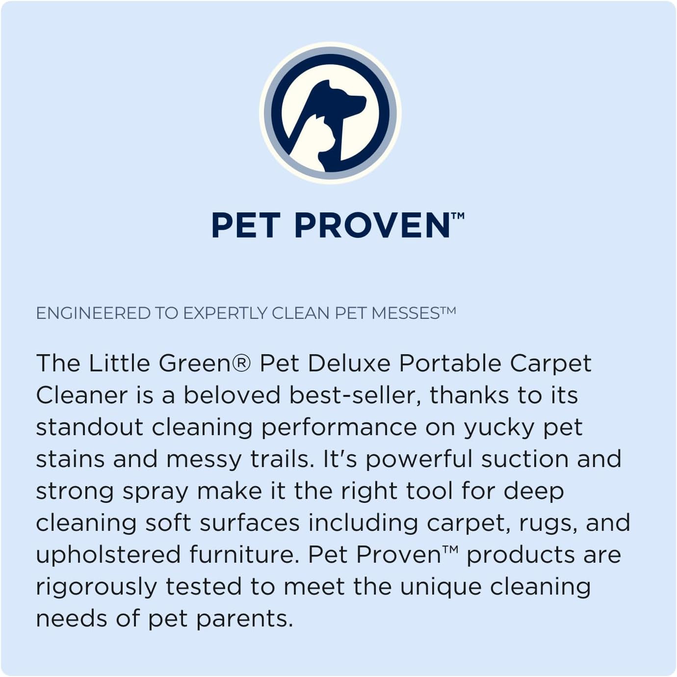 Little Green Pet Deluxe Portable Carpet Cleaner and Car/Auto Detailer, 3353, Gray/Blue