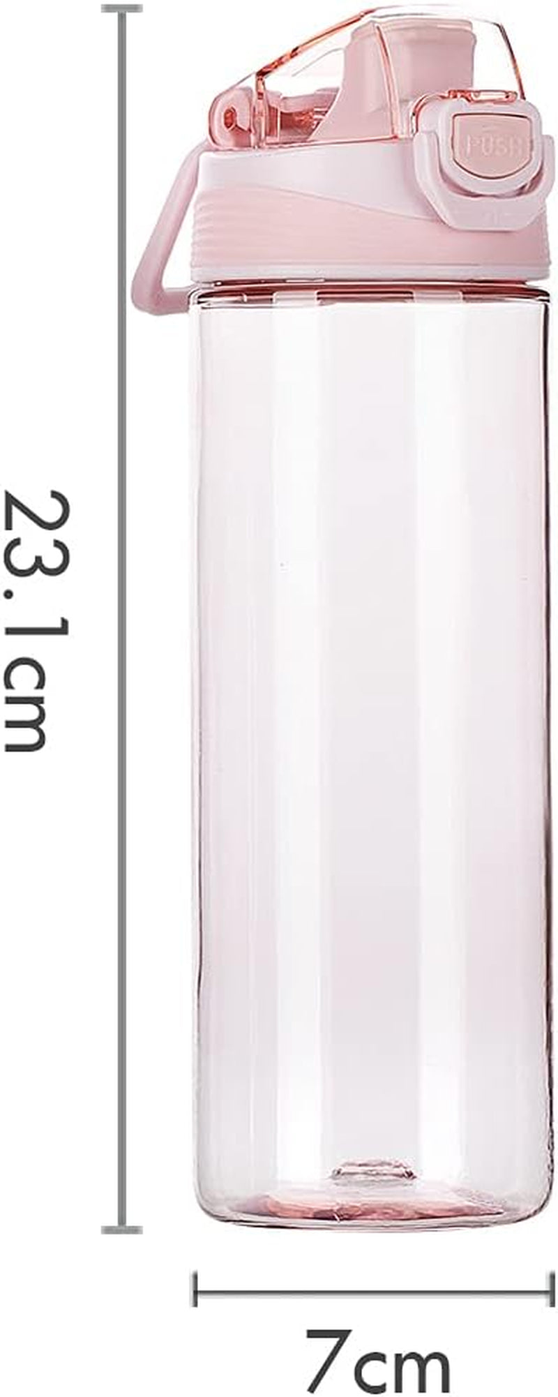 Sports Water Bottle, BPA Free Leak Proof Tritan Water Bottle for Kids/Adults, Water Bottle with Filter, Lockable Pop Open Lid