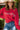 Letter Pearl Detail Round Neck Long Sleeve Sweater