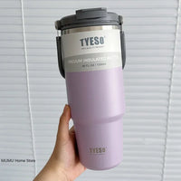 Stainless Steel Coffee Cup Cold and Hot Double-Layer Insulated Cup Tumbler Thermo Water Bottle Car Travel Mug Vacuum Flask