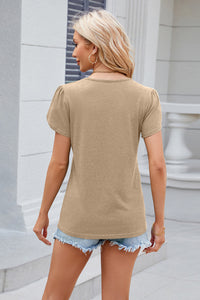 V-Neck Short Sleeve T-Shirt