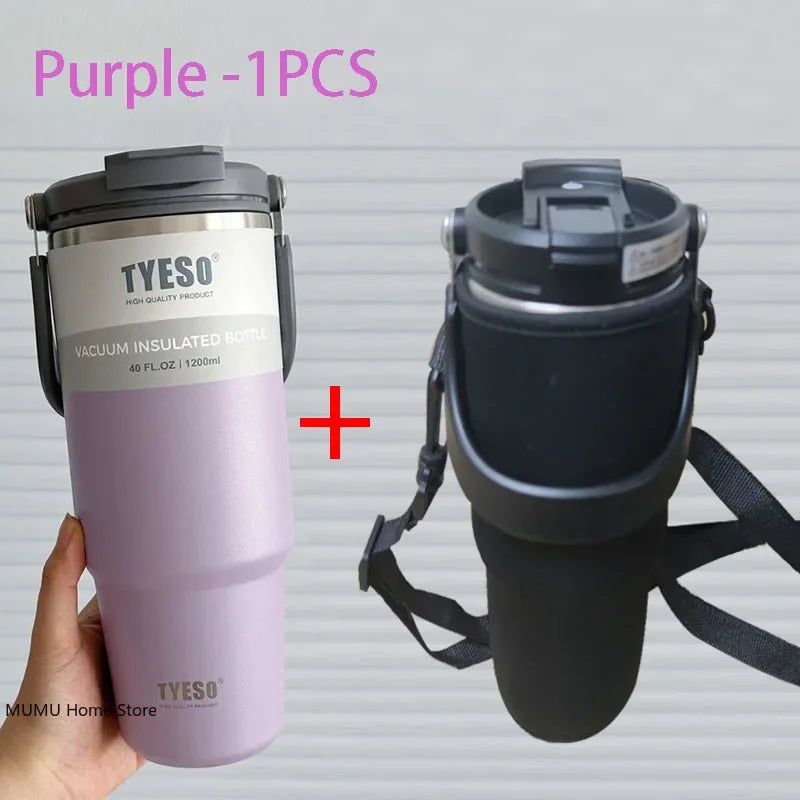 Stainless Steel Coffee Cup Cold and Hot Double-Layer Insulated Cup Tumbler Thermo Water Bottle Car Travel Mug Vacuum Flask