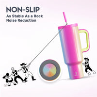 50Oz Vacuum Insulated Car Mug Tumbler with Handle Straw Gradient Stainless Steel New Thermal Travel Water Bottle 2024