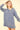 VERY J Mineral Washed Oversized A-Line Mini Dress