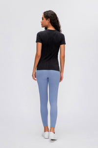 Millennia Round Neck Short Sleeve Active T-Shirt