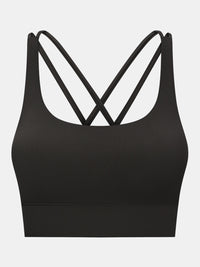 Millennia Crisscross Scoop Neck Active Tank