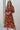 Printed Tie Front Smocked Long Sleeve Dress