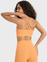 Millennia Crisscross Scoop Neck Active Tank