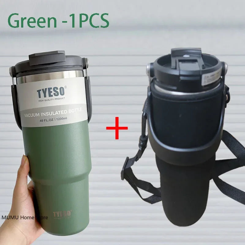 Stainless Steel Coffee Cup Cold and Hot Double-Layer Insulated Cup Tumbler Thermo Water Bottle Car Travel Mug Vacuum Flask