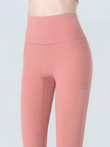 Wide Waistband Cropped Sports Leggings