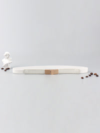 PU Elastic Skinny Belt