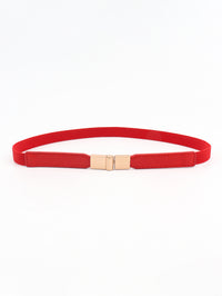 PU Elastic Skinny Belt