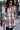 Plaid Button-Up Longline Shirt Jacket