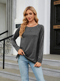 Round Neck Long Sleeve T-Shirt
