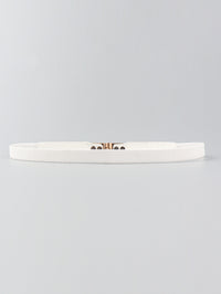 PU Elastic Skinny Belt