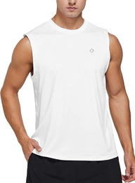 Men'S Sleeveless Quick Dry Workout Tank Top- Gym Fitness Running Training Muscle Bodybuilding Tank Top