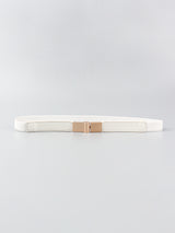 PU Elastic Skinny Belt