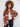 Shiny Plaid Button Up Collared Neck Jacket