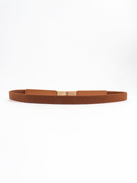 PU Elastic Skinny Belt