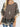 Full Size Frill Printed Round Neck Half Sleeve Blouse