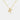 Gold-Plated Bubble Initial Necklace