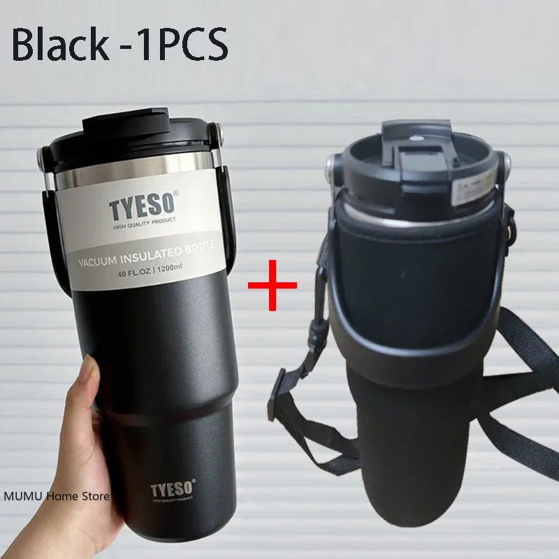 Stainless Steel Coffee Cup Cold and Hot Double-Layer Insulated Cup Tumbler Thermo Water Bottle Car Travel Mug Vacuum Flask