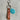 Turquoise Genuine Leather Key Chain
