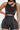Asymmetrical Neck Striped Tank and Shorts Active Set