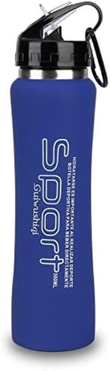 Mouth Straw -Stainless Steel Reusable Sports Water Bottle with Lids - Vacuum Insulated